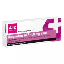 IBUPROFEN AbZ 400 mg akutne filmsko obložene tablete, 10 kos