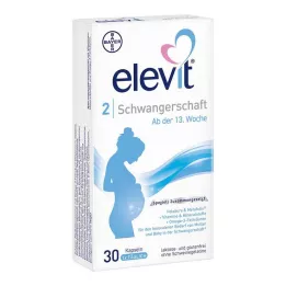 ELEVIT 2 mehki kapsuli za nosečnost, 30 kos