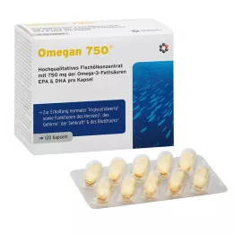 OMEGAN 750 mehkih kapsul, 120 kos