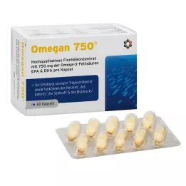OMEGAN 750 mehkih kapsul, 60 kos
