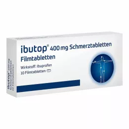 IBUTOP 400 mg protibolečinske filmsko obložene tablete, 10 kos