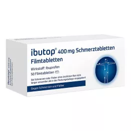 IBUTOP 400 mg protibolečinske filmsko obložene tablete, 50 kos