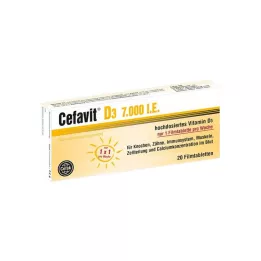 CEFAVIT D3 7.000 IE filmsko obložene tablete, 20 kos