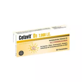 CEFAVIT D3 7.000 IE filmsko obložene tablete, 60 kos