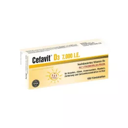 CEFAVIT D3 7.000 ie filmsko obložene tablete, 100 kos