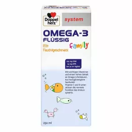 DOPPELHERZ Omega-3 tekoči družinski sistem, 250 ml