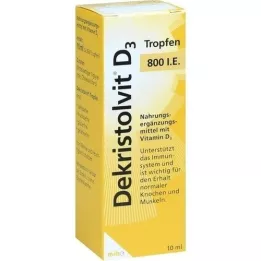 DEKRISTOLVIT D3 800 IE kapljice, 10 ml