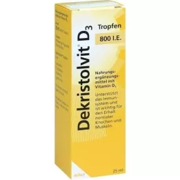 DEKRISTOLVIT D3 800 IE kapljice, 25 ml