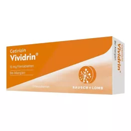 CETIRIZIN Vividrin 10 mg filmsko obložene tablete, 7 kom
