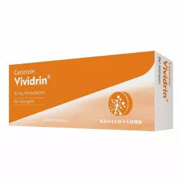 CETIRIZIN Vividrin 10 mg filmsko obložene tablete, 20 kos