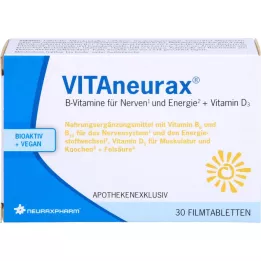 VITANEURAX B vitamini + D3 filmsko obložene tablete, 30 kom