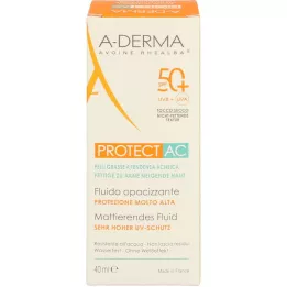 A-DERMA PROTECT AC SPF 50+ matirajoči fluid, 40 ml