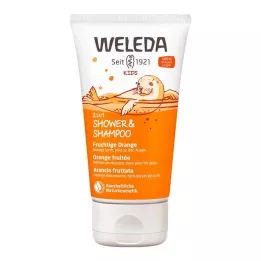 WELEDA Otroški tuš 2v1 & Šampon sadno pomaranča, 150 ml