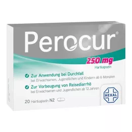 PEROCUR 250 mg trde kapsule, 20 kos