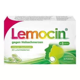 LEMOCIN pastile proti vnetemu grlu, 20 kos