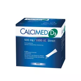 CALCIMED D3 500 mg/1000 I.E. direktne granule, 120 kos