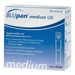 BLUPAN srednje UD kapljice za oko, 20X0,35 ml