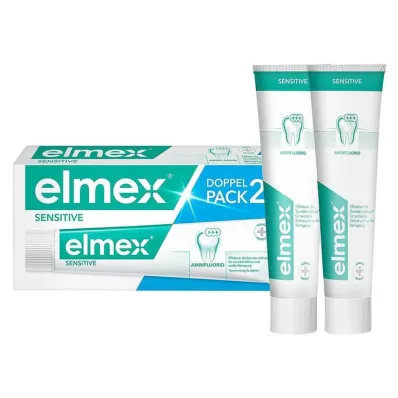 Elmex Sensitive zobna pasta dvojno pakiranje, 2x75 ml
