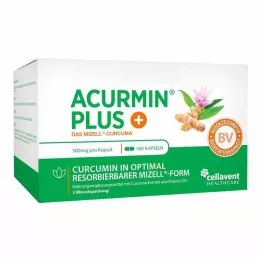 ACURMIN Plus The Micellar Kurkuma mehke kapsule, 180 kosov