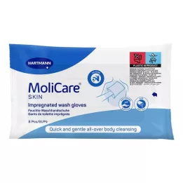 MOLICARE SKIN Pralne rokavice, 8 kosov