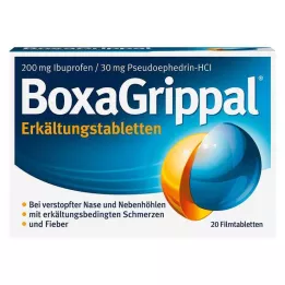 BOXAGRIPPAL Tablete proti prehladu 200 mg/30 mg FTA, 20 kom