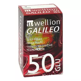 WELLION GALILEO Listički za merjenje glukoze v krvi, 50 kos