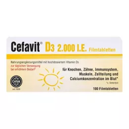 CEFAVIT D3 2.000 IE filmsko obložene tablete, 100 kos
