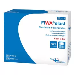 FIXIERBINDE elastika 8 cmx4 m celofanirana, 1 kos