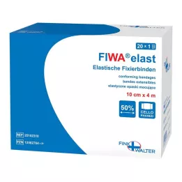 FIXIERBINDE elastika 10 cmx4 m celofanirana, 1 kos