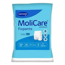 MOLICARE Premium Fixpants dolge noge velikost M, 5 kosov