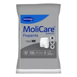 MOLICARE Premium Fixpants dolge hlače velikosti XXL, 5 kosov