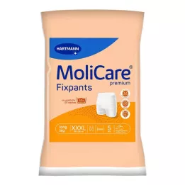 MOLICARE Dolge hlače Premium Fixpants velikost XXXL, 5 kosov