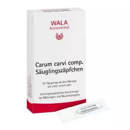 CARUM CARVI komp., svečke za dojenčke, 10X1 g
