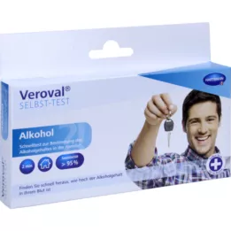 VEROVAL Samotestiranje na alkohol, 1 kos