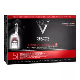 VICHY AMINEXIL Clinical 5 za moške, 21X6 ml