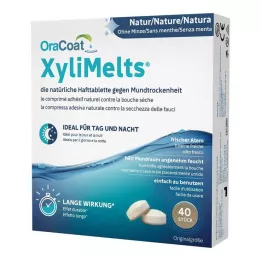 ORACOAT XyliMelts lepilne tablete brez mete, 40 kos