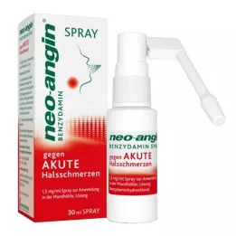 NEO-ANGIN Benzidamin pršilo za akutno vneto grlo, 30 ml