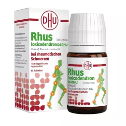 RHUS TOXICODENDRON D 6 tablet proti revmatskim bolečinam, 80 kom