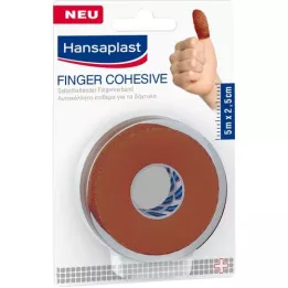 HANSAPLAST Prstni konektor samolepilni 2,5 cm x 5 m koža, 1 kos