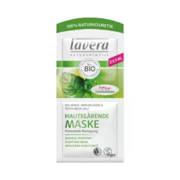 LAVERA Mint maska za čiščenje kože, 2X5 ml