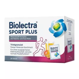 BIOLECTRA Granule za pitje Sport Plus, 20X7,5 g