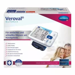 VEROVAL Zapestni merilnik krvnega tlaka, 1 kos