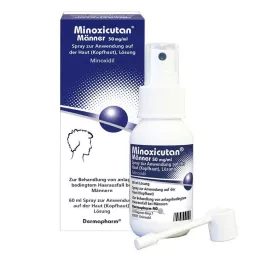 MINOXICUTAN Moški 50 mg/ml pršilo, 60 ml