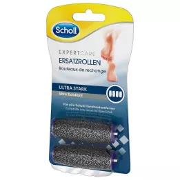 SCHOLL Žametna gladka nadomestna rola Pedi ultra močna, 2 kosa