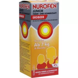 NUROFEN Junior vročina in bolečina sok jagoda 40 mg/ml, 150 ml