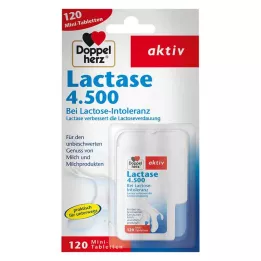 DOPPELHERZ Laktaza 4.500 tablet, 120 kos