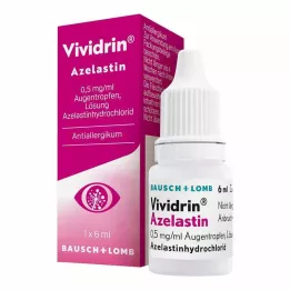 VIVIDRIN Azelastin 0,5 mg/ml kapljice za oko, 6 ml