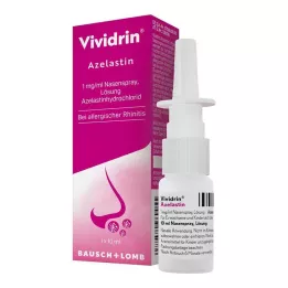 VIVIDRIN Azelastin 1 mg/ml pršilo za nos, raztopina, 10 ml