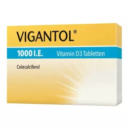 VIGANTOL 1000 IE tablete vitamina D3, 100 kos