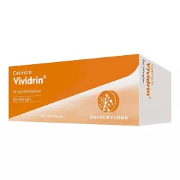 CETIRIZIN Vividrin 10 mg filmsko obložene tablete, 100 kos